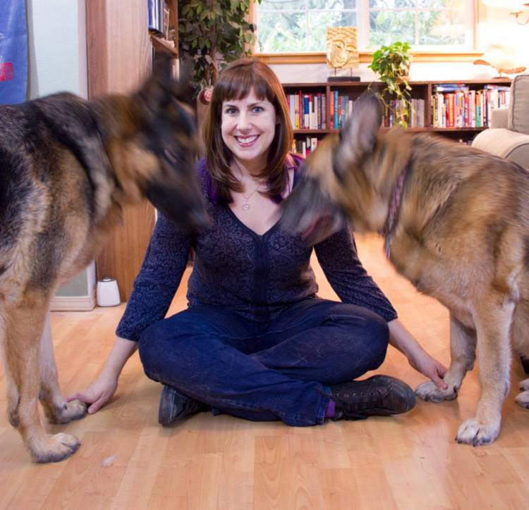 Kari and the pups